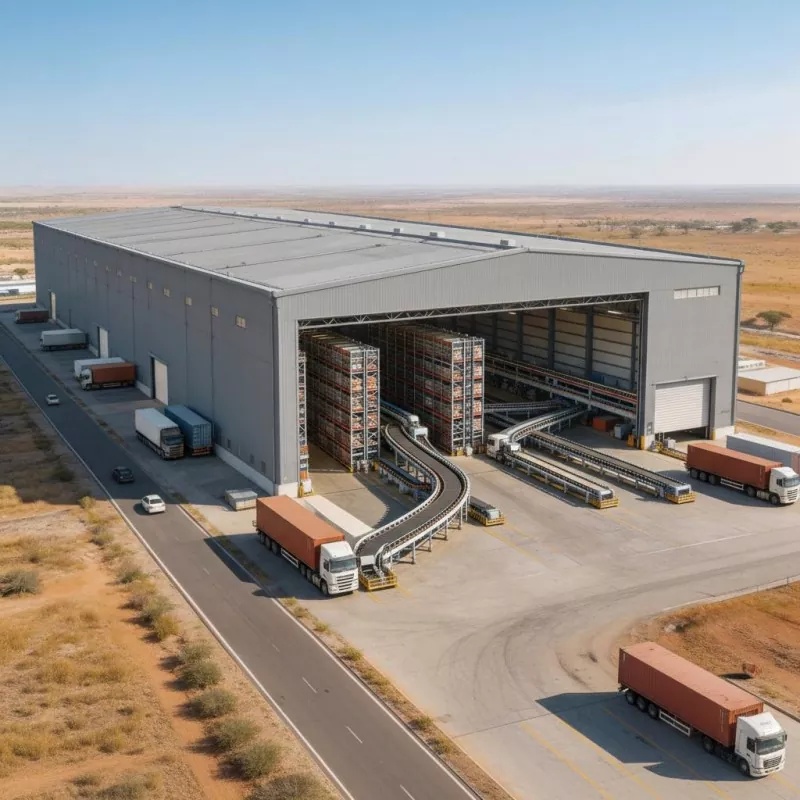 Zeintzuk dira altzairuzko egitura modular aurrefabrikatuen biltegi logistikoen eraikuntzaren oinarrizko abantailak merkataritza elektronikoaren banaketa zentroetarako?
