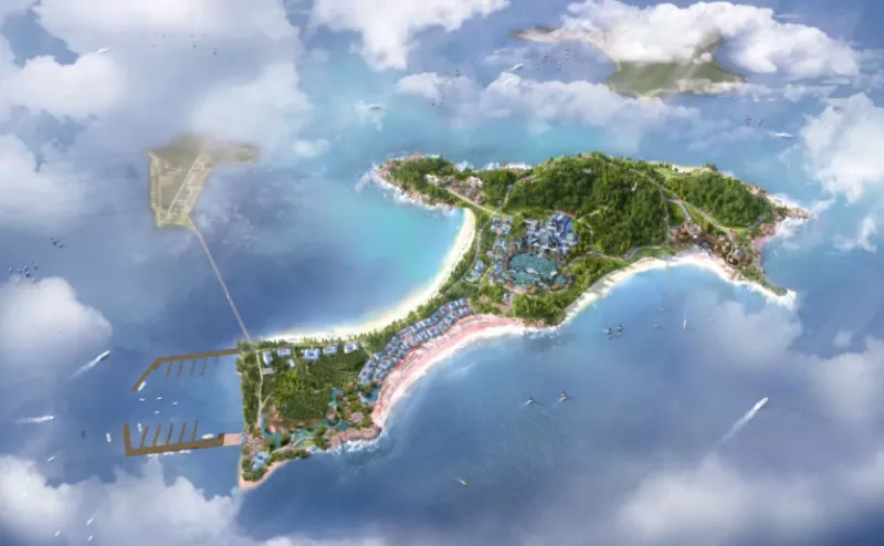 EIHE altzairuzko egitura: Dongyou jauregia eraikitzea Yantai Kongtong Wonderland-en