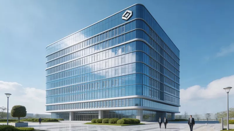 Aurrefabrikatutako altzairuzko marko bulegoen eraikuntza