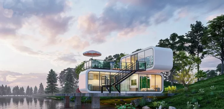 Aurrefabrikatutako Apple Cabin