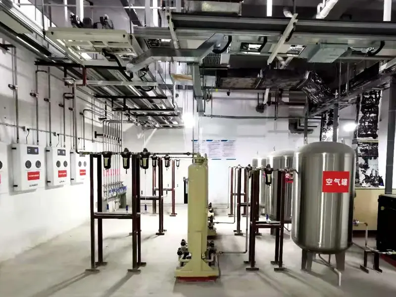 Steel Medical Gas Hornidura eraikina